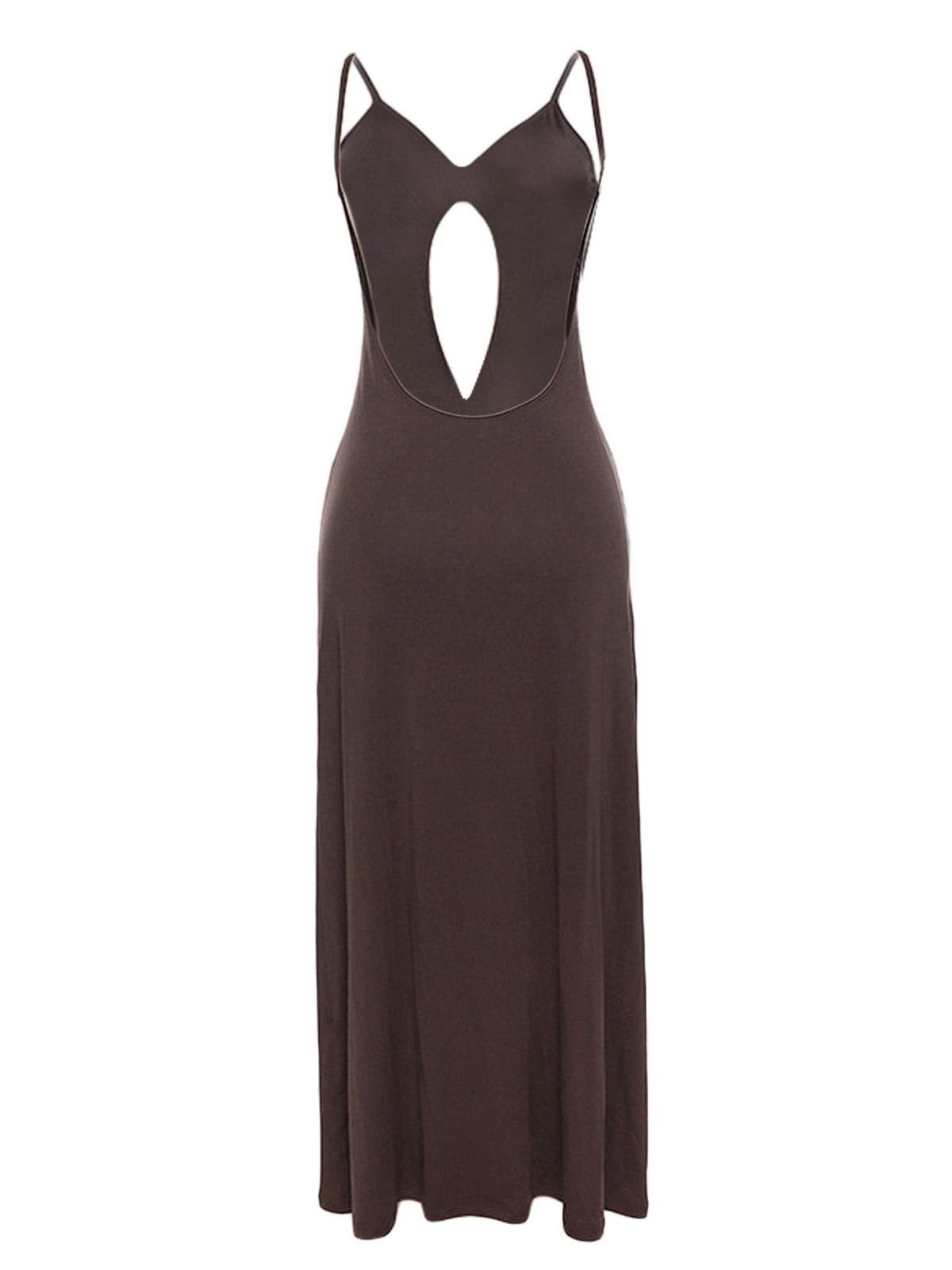 Women Cutout Backless Maxi Dress Sexy Sleeveless Split Cocktail