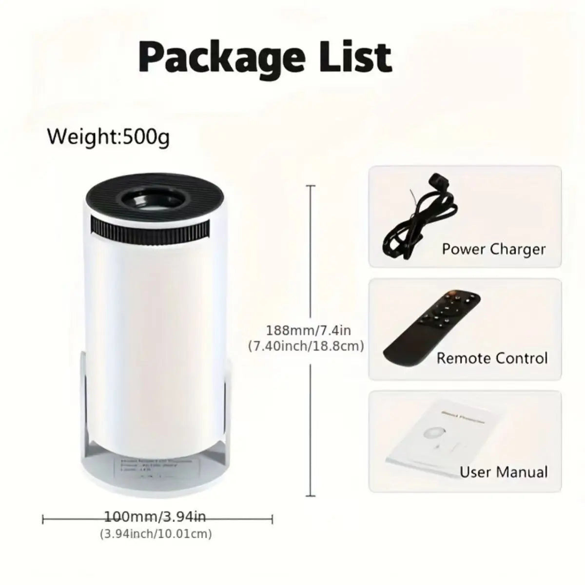 Hy300 Pro And FY300 new Projector 4K Wifi 1080P 1280*720P HD Home