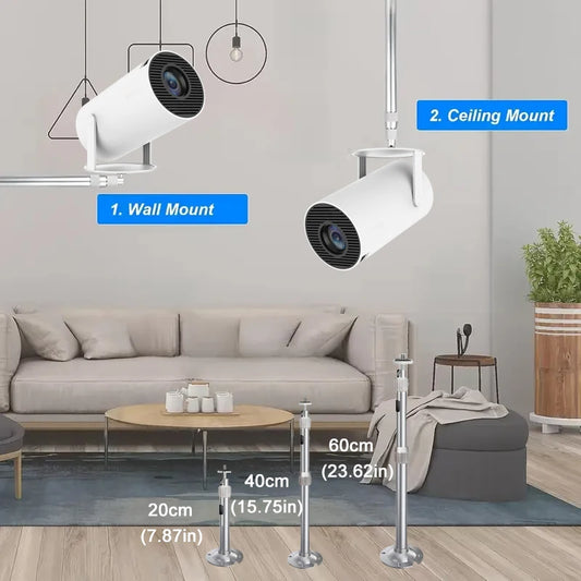Universal projector 1/4 screw hole ceiling tripod, 360 degree