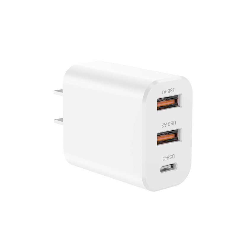 PD30W fast charging head 2C1A gallium nitride charging plug QC3.0