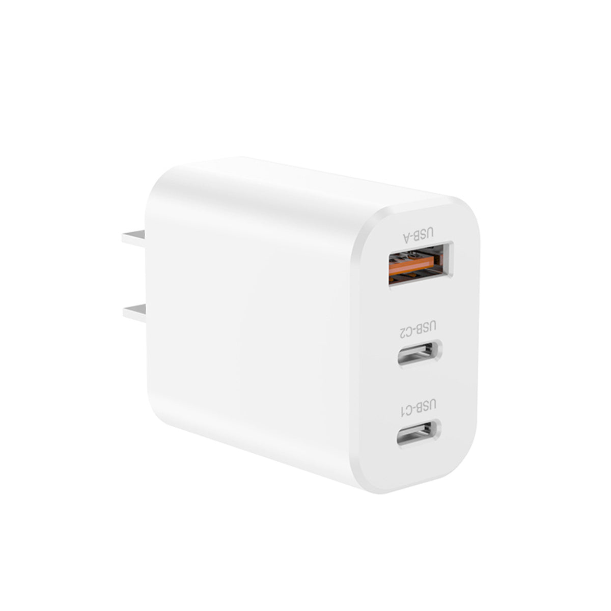PD30W fast charging head 2C1A gallium nitride charging plug QC3.0