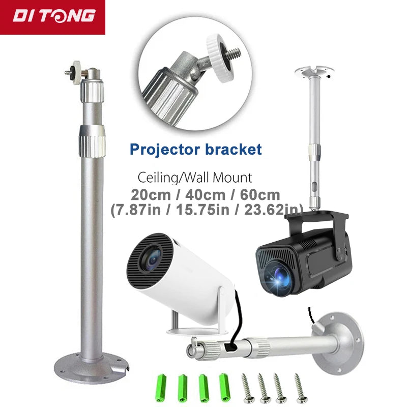 Universal projector 1/4 screw hole ceiling tripod, 360 degree