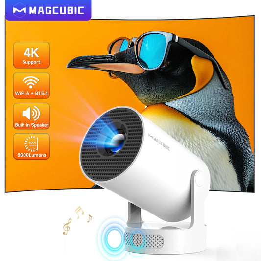 Magcubic HY300 Pro+ Android 11 Projector 8000 Lumens 4K 720P Portable