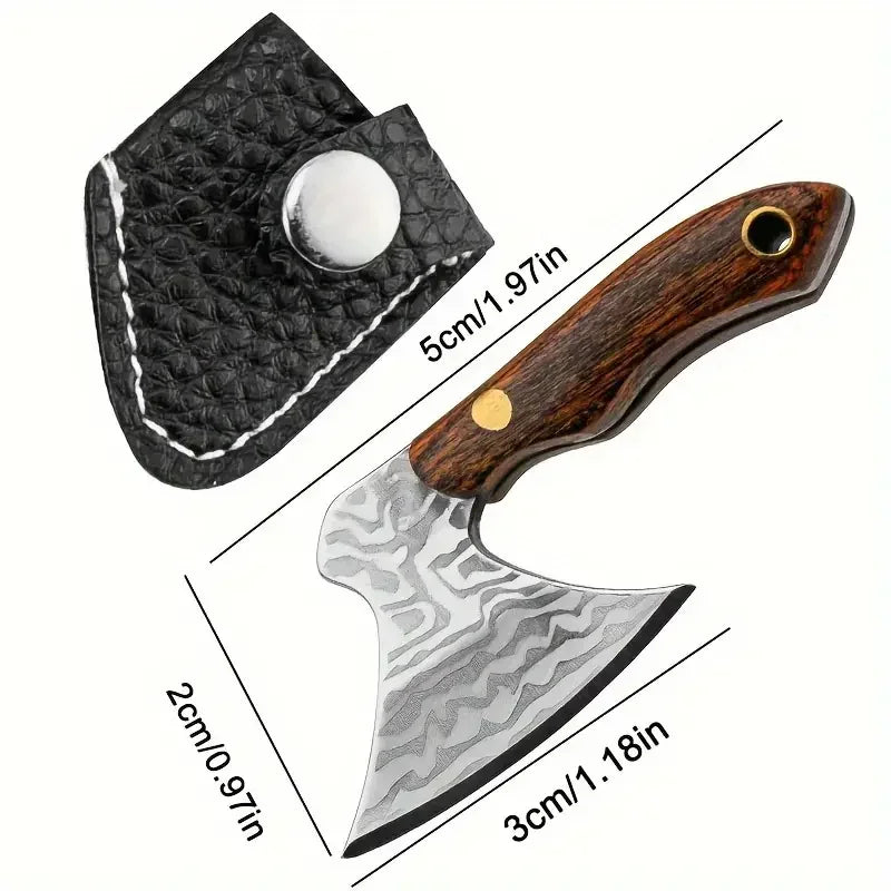 Mini Stainless Steel Key Chain Axe – 4 Styles
