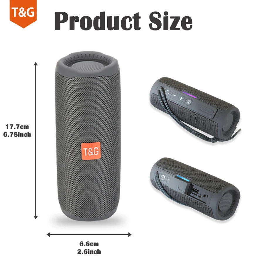 Wireless Portable Bluetooth Speaker – Multiple Colors & Styles