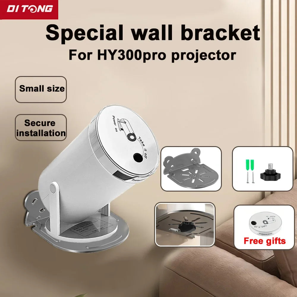 DITONG Wall Mount Projector Stand Compatible with HY300 Pro