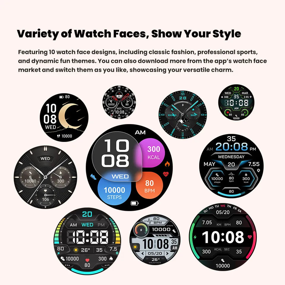 T-Rex 3 Military Grade 1000mAh Battery Smart Watch 10ATM Waterproof
