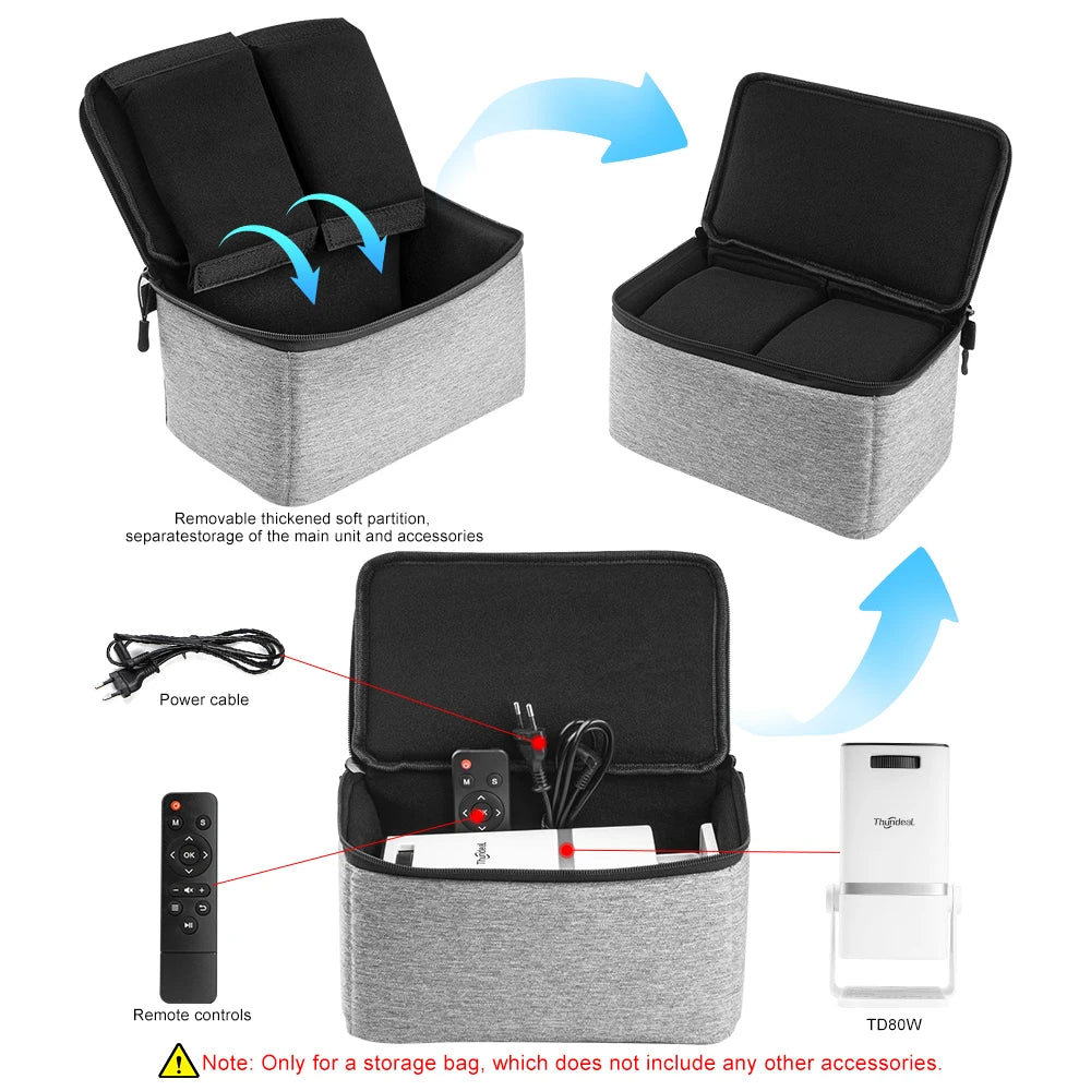 ThundeaL Projector Carrying Bag HY300 Pro HY300W HY320 Mini HY320W