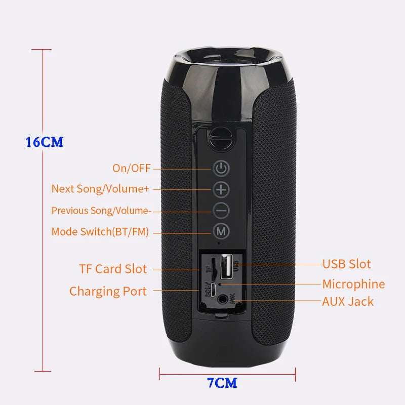 Wireless Portable Bluetooth Speaker – Multiple Colors & Styles
