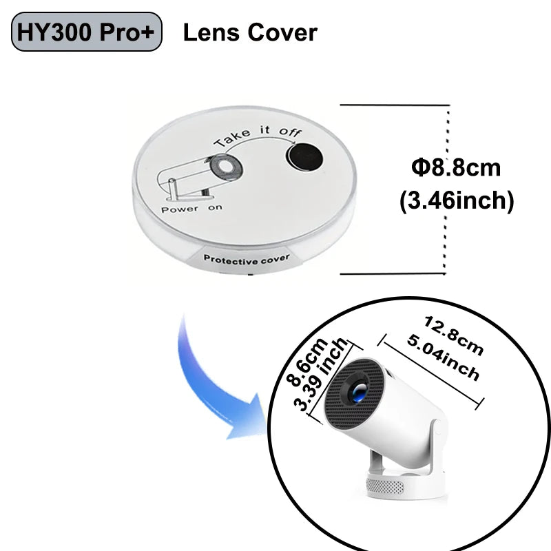 DITONG HY300 Pro+ lens cover Protect the lens and prevent dust for