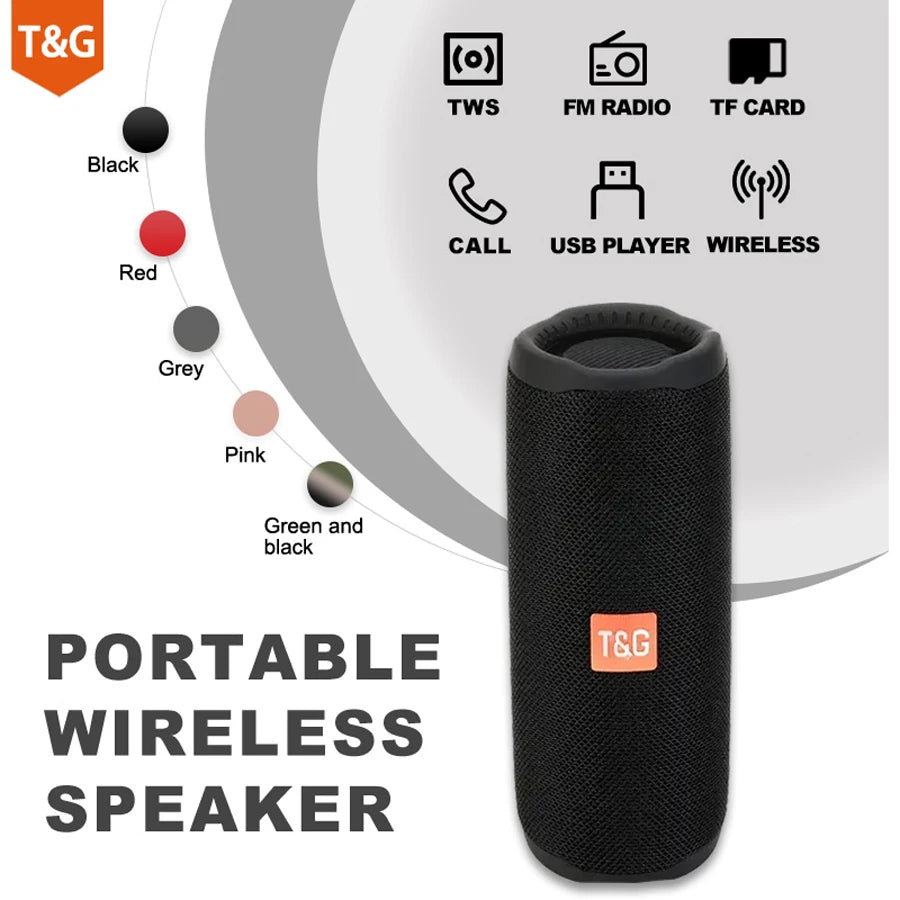 Wireless Portable Bluetooth Speaker – Multiple Colors & Styles