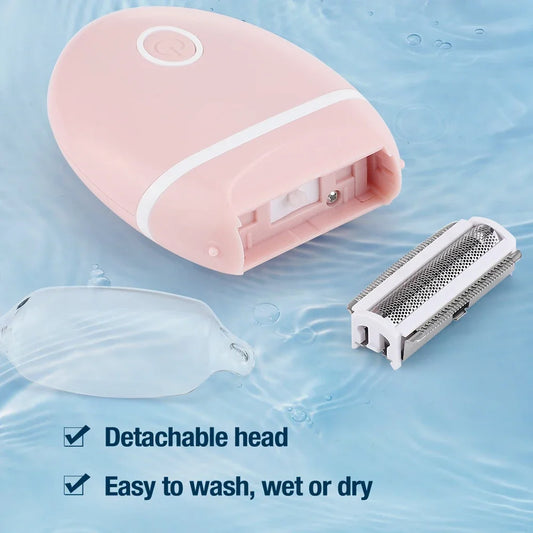 Women's 3 in 1 Shaver Electric Mini Washable Razor Special Hair