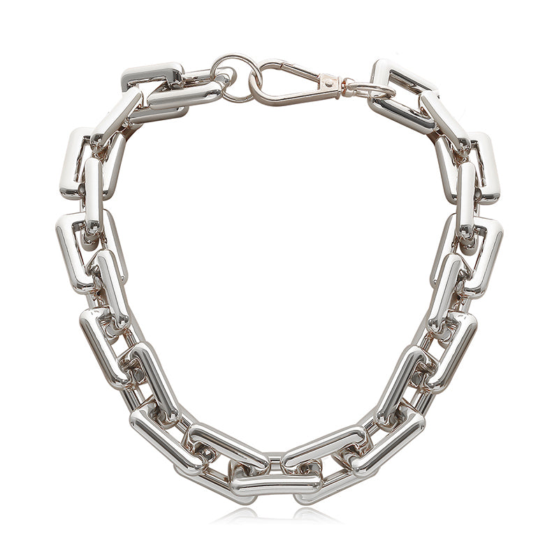 Punk Hip Hop Choker Chunky Chain Necklace Statement Fashion Charm