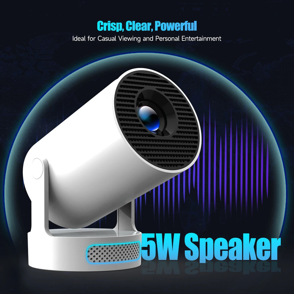 Magcubic HY300 Pro+ Android 11 Projector 8000 Lumens 4K 720P Portable