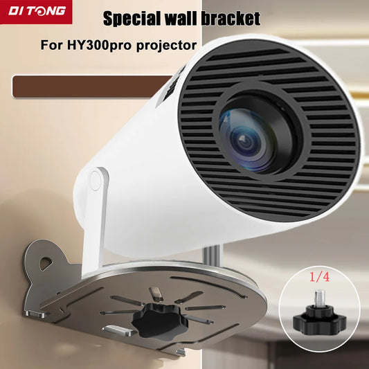 DITONG HY300 Wall Mount Projector Stand Sturdy Durable Metal Bracket
