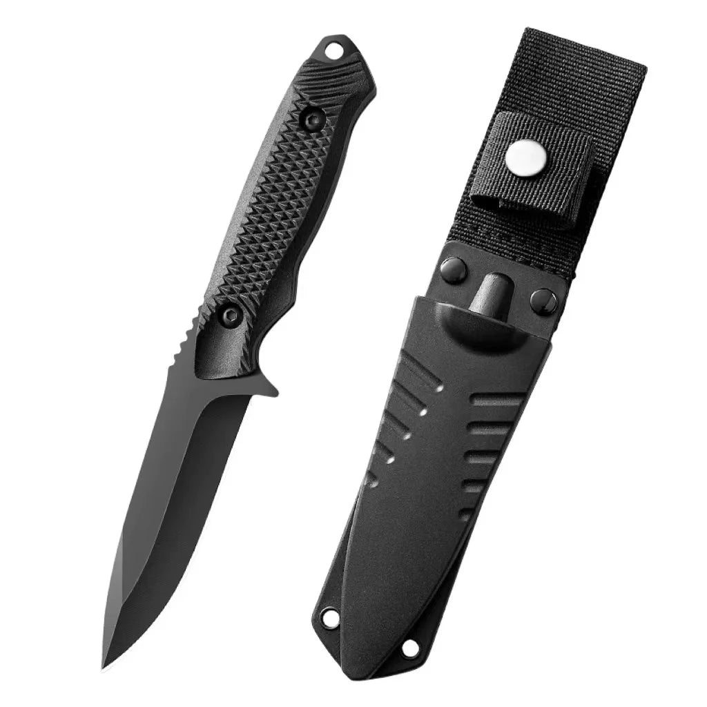 1pc stainless steel sheath pocket knife, high hardness knife,