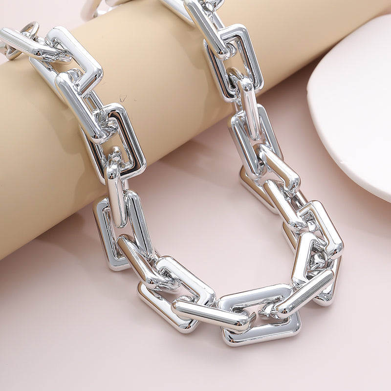 Punk Hip Hop Choker Chunky Chain Necklace Statement Fashion Charm