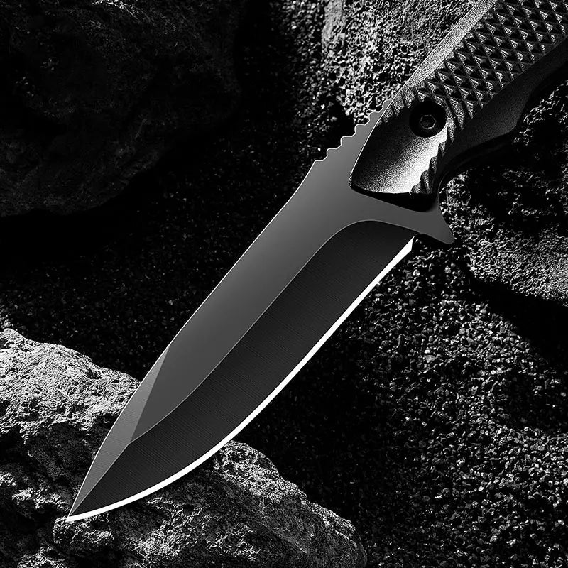 1pc stainless steel sheath pocket knife, high hardness knife,