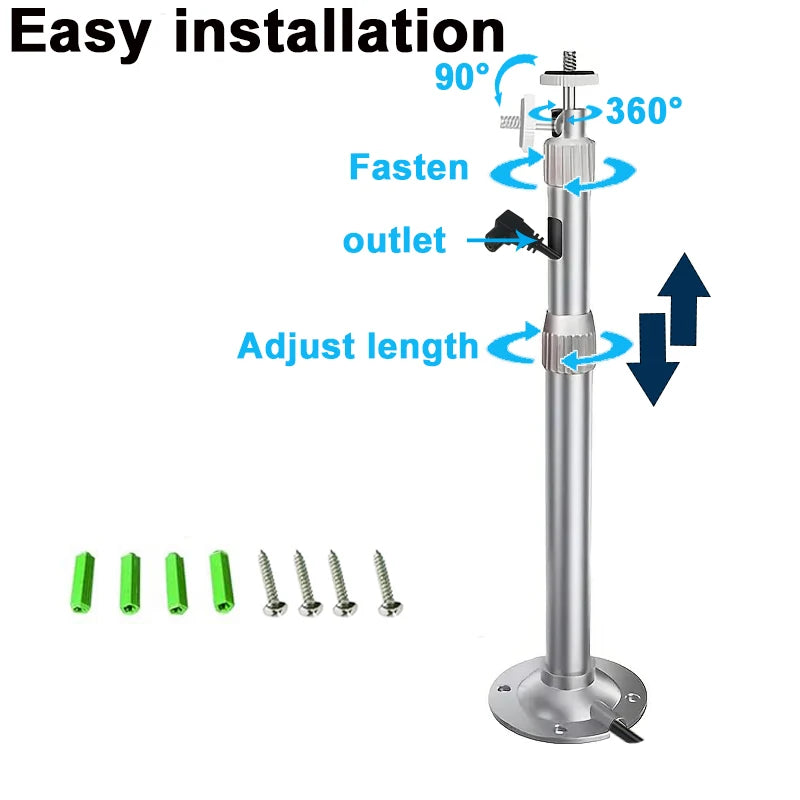 Universal projector 1/4 screw hole ceiling tripod, 360 degree