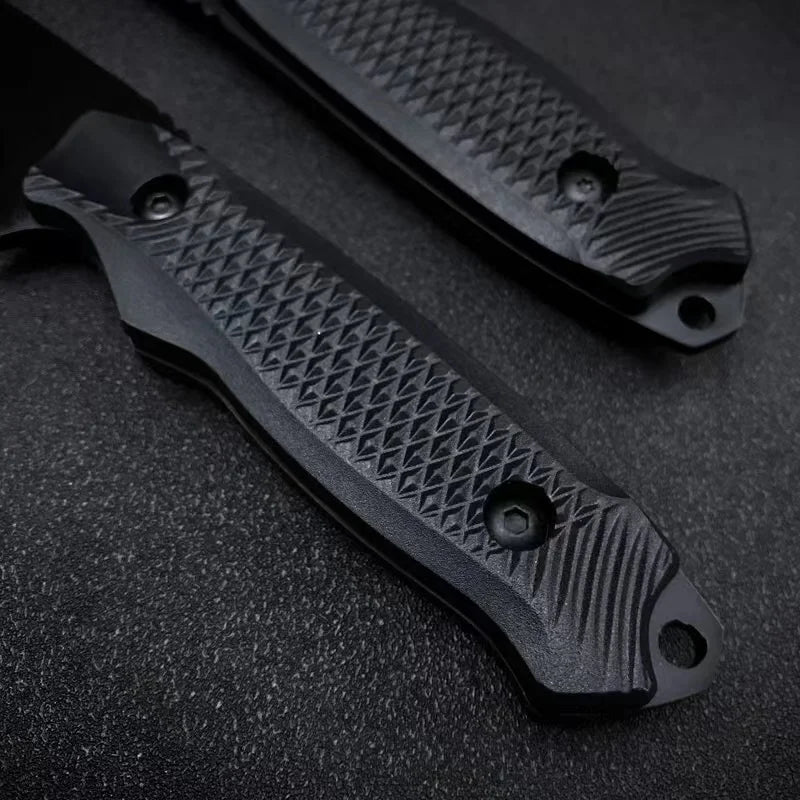 1pc stainless steel sheath pocket knife, high hardness knife,