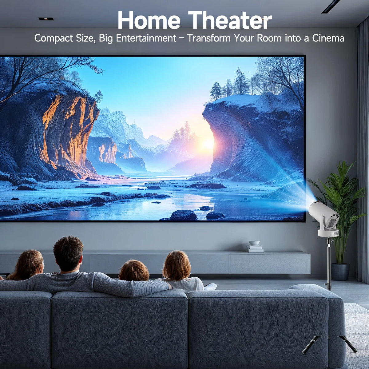 Magcubic HY300 Pro+ Android 11 Projector 8000 Lumens 4K 720P Portable