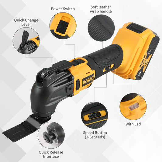 Dewalt New Quick release Brushless Oscillating tool Multi functional