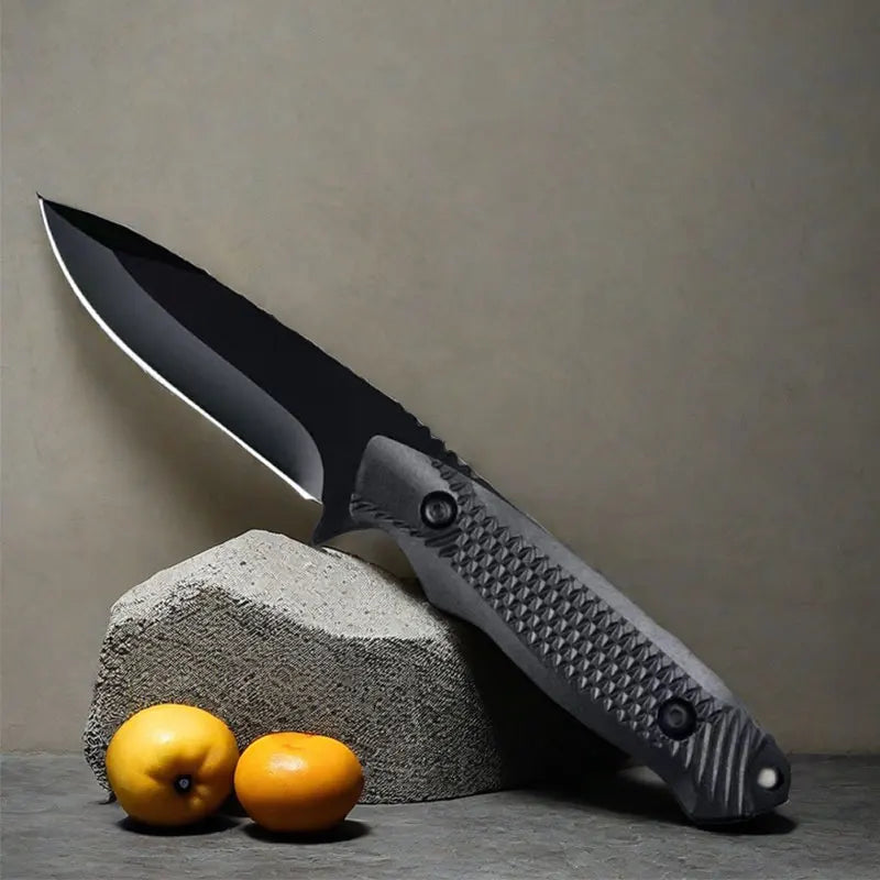 1pc stainless steel sheath pocket knife, high hardness knife,